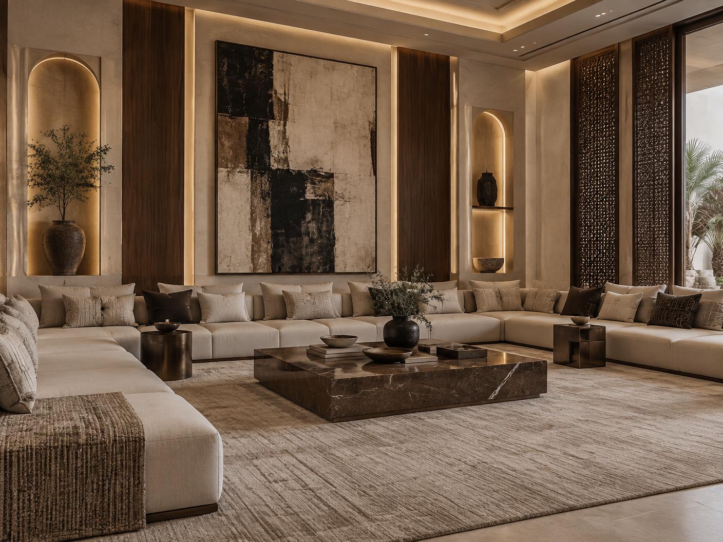 تصميم مجلس فاخر من سكن كونسبت